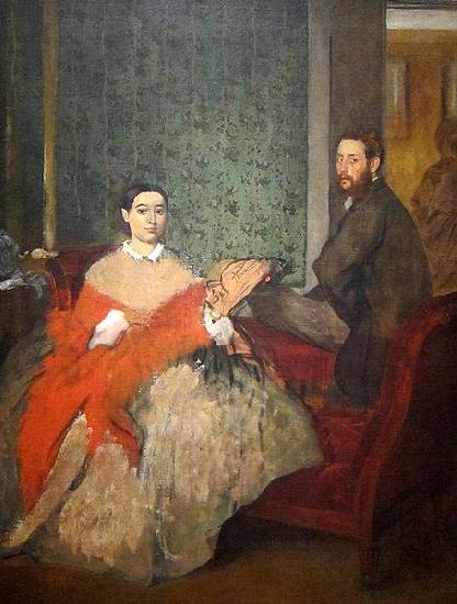 Edgar Degas Edmondo and Therese Morbilli